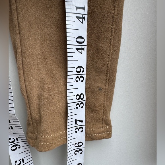 Levi’s 710 Super Skinny Faux Suede Tan Girl’s Pants Size 6 Years - Picture 6 of 14